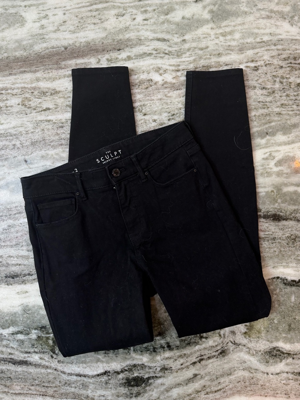 White House Black Market Women’s Black Skinny Jeans “The Sculpt Skinny Ankle”